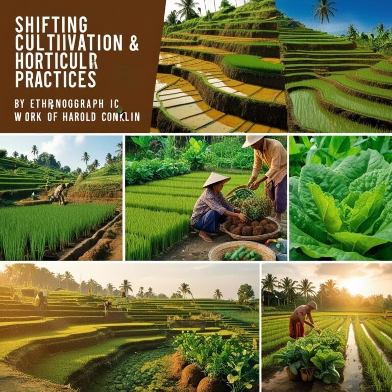 Case Study: Shifting Cultivation and Horticulture through the Lens of Harold Conklin